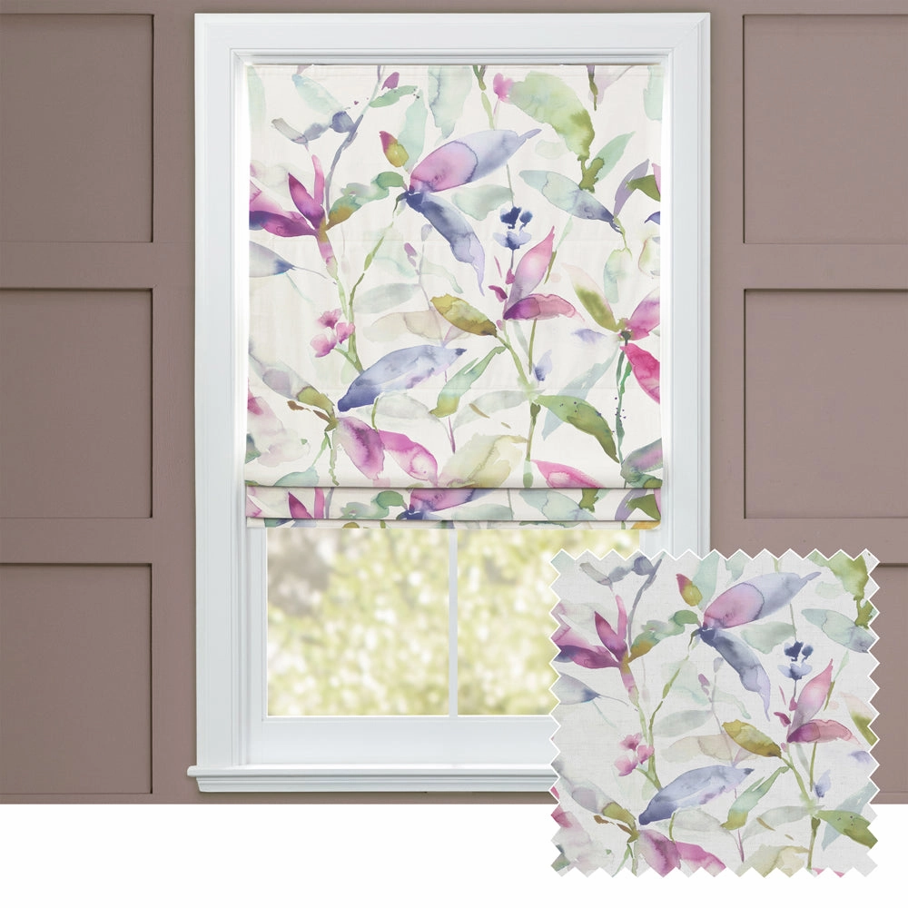 Jarvis Printed Cotton Made to Measure Roman Blinds Summerbedding sets ,throw blankets 