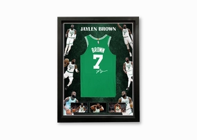 Jaylen Brown Hand Signed Jersey - Framedhandmade souvenirs