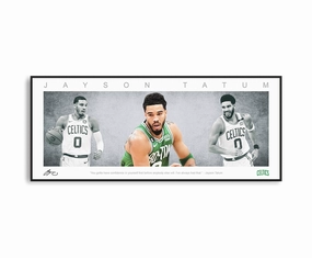 JAYSON TATUM PANORAMIC COLLAGE PRINT FRAMED WINGShandmade souvenirs