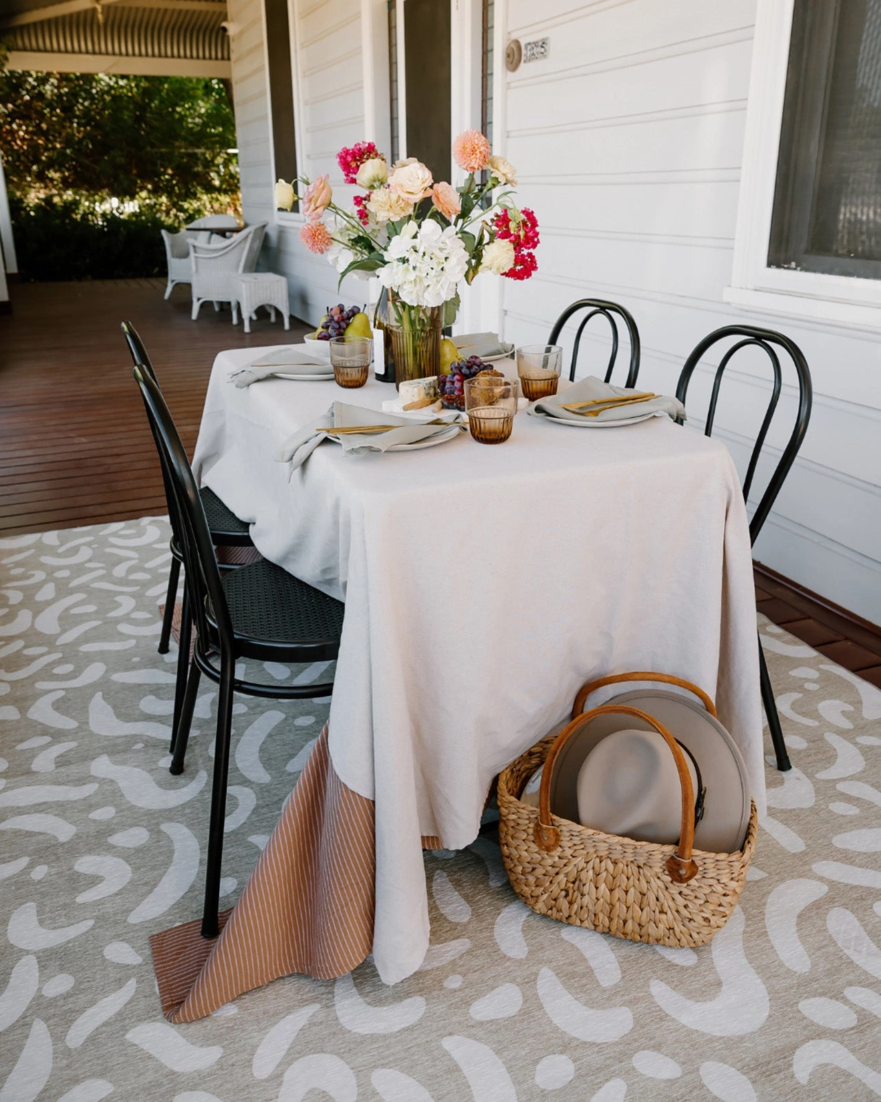 Jazlyn Beige Cream Indoor Outdoor Washable Rug *NO RETURNS UNLESS FAULTY