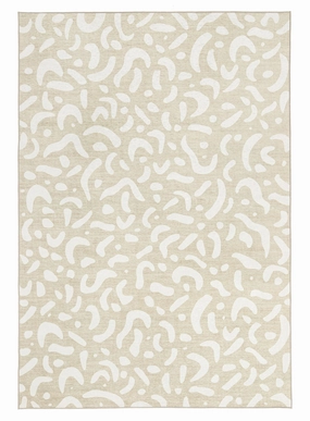 Jazlyn Beige Cream Indoor Outdoor Washable Rug *NO RETURNS UNLESS FAULTYmodern color block patchwork rug