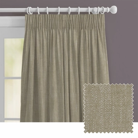Jedburgh Textured Woven Made to Measure Curtains Biscuitbedding sets ,throw blankets 