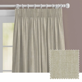 Jedburgh Textured Woven Made to Measure Curtains Creambedding sets ,throw blankets 