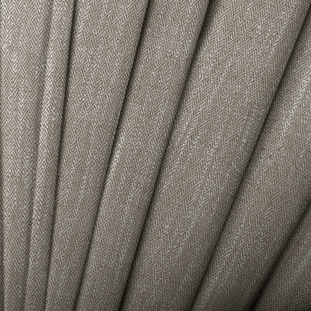 Jedburgh Textured Woven Made to Measure Curtains Nut