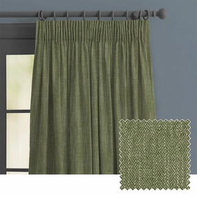 Jedburgh Textured Woven Made to Measure Curtains Sagebedding sets ,throw blankets 