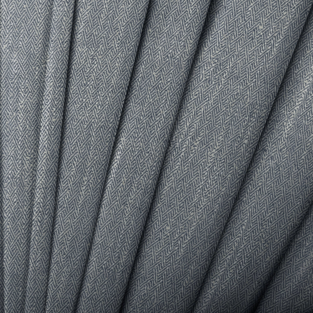 Jedburgh Textured Woven Made to Measure Curtains Slate