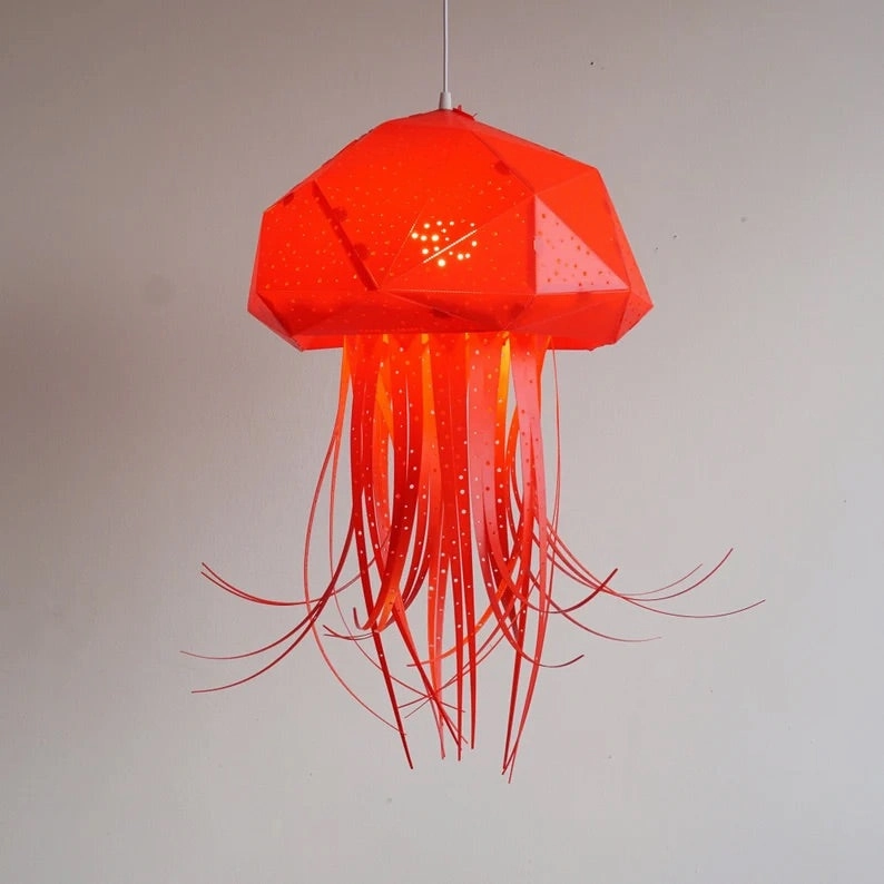 Jelly Fish Origami Ceiling Light