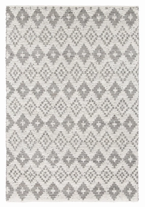 Jenni Blue and Grey Tribal Rug *NO RETURNS UNLESS FAULTYmodern color block patchwork rug