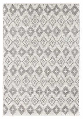 Jenni Blue and Grey Tribal Rug *NO RETURNS UNLESS FAULTYmodern color block patchwork rug