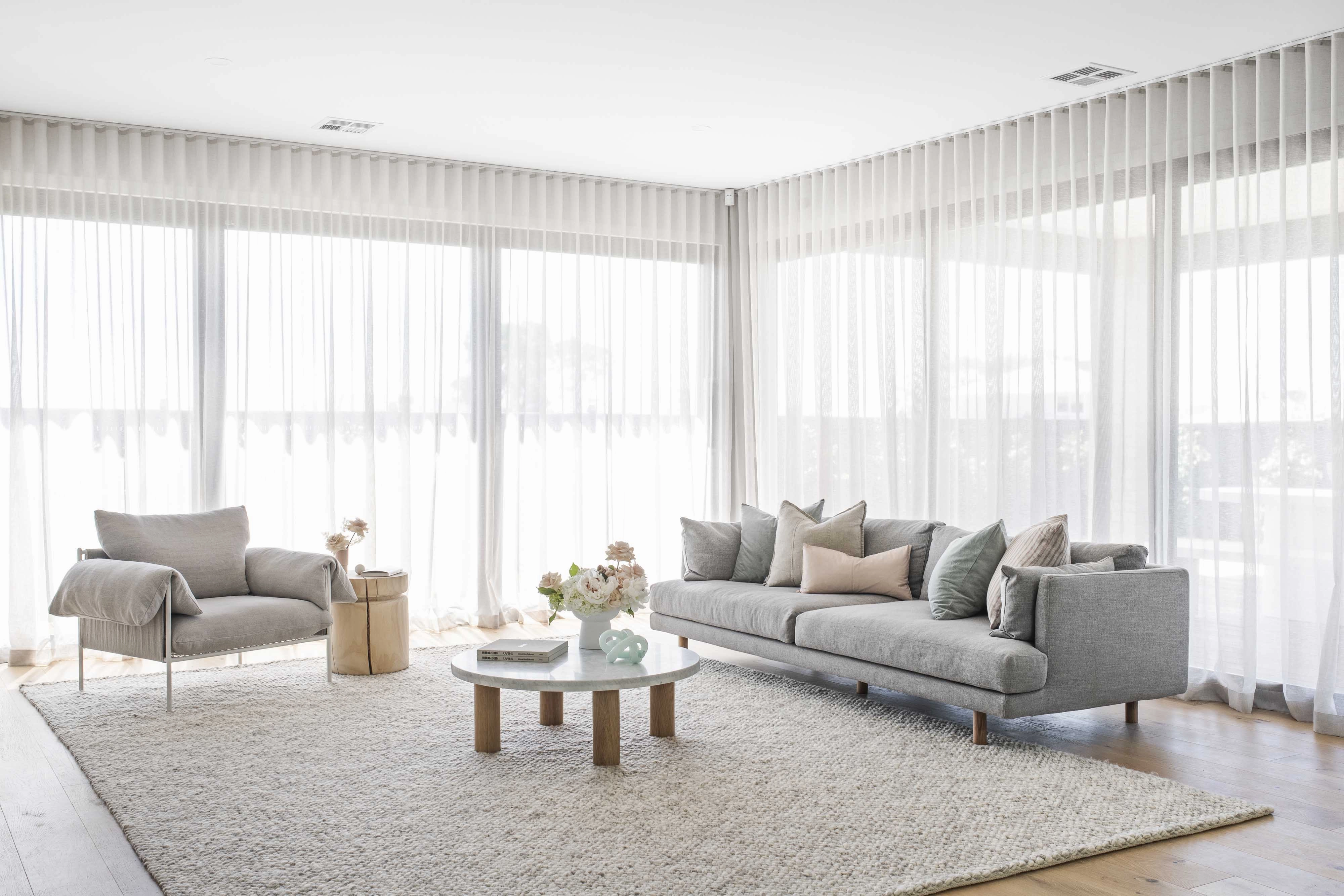 Joely Light Grey and Ivory Marble Looped Rug