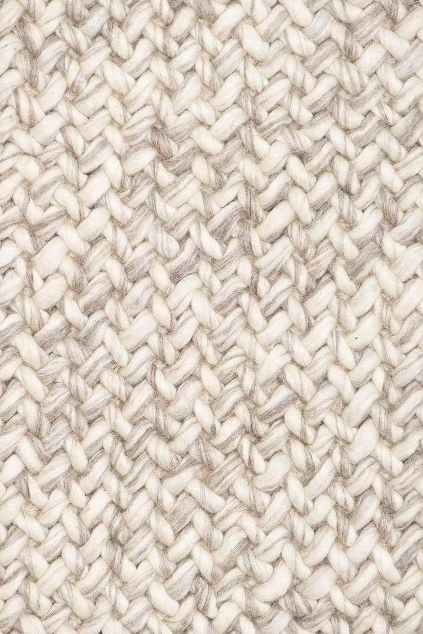 Joely Light Grey and Ivory Marble Looped Rug