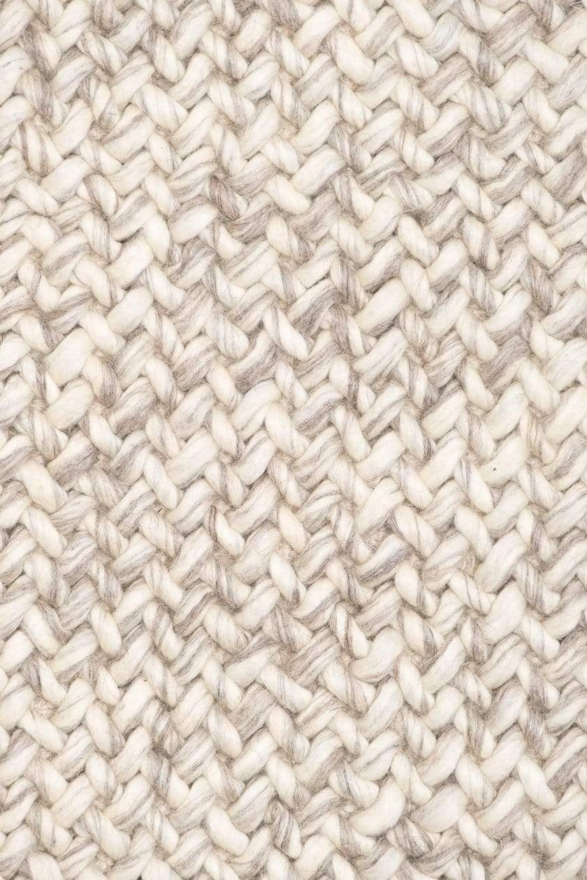 Joely Light Grey and Ivory Marble Looped Rug