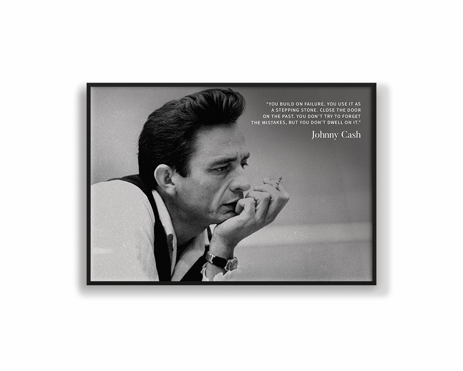 Johnny Cash Quote Printhandmade souvenirs