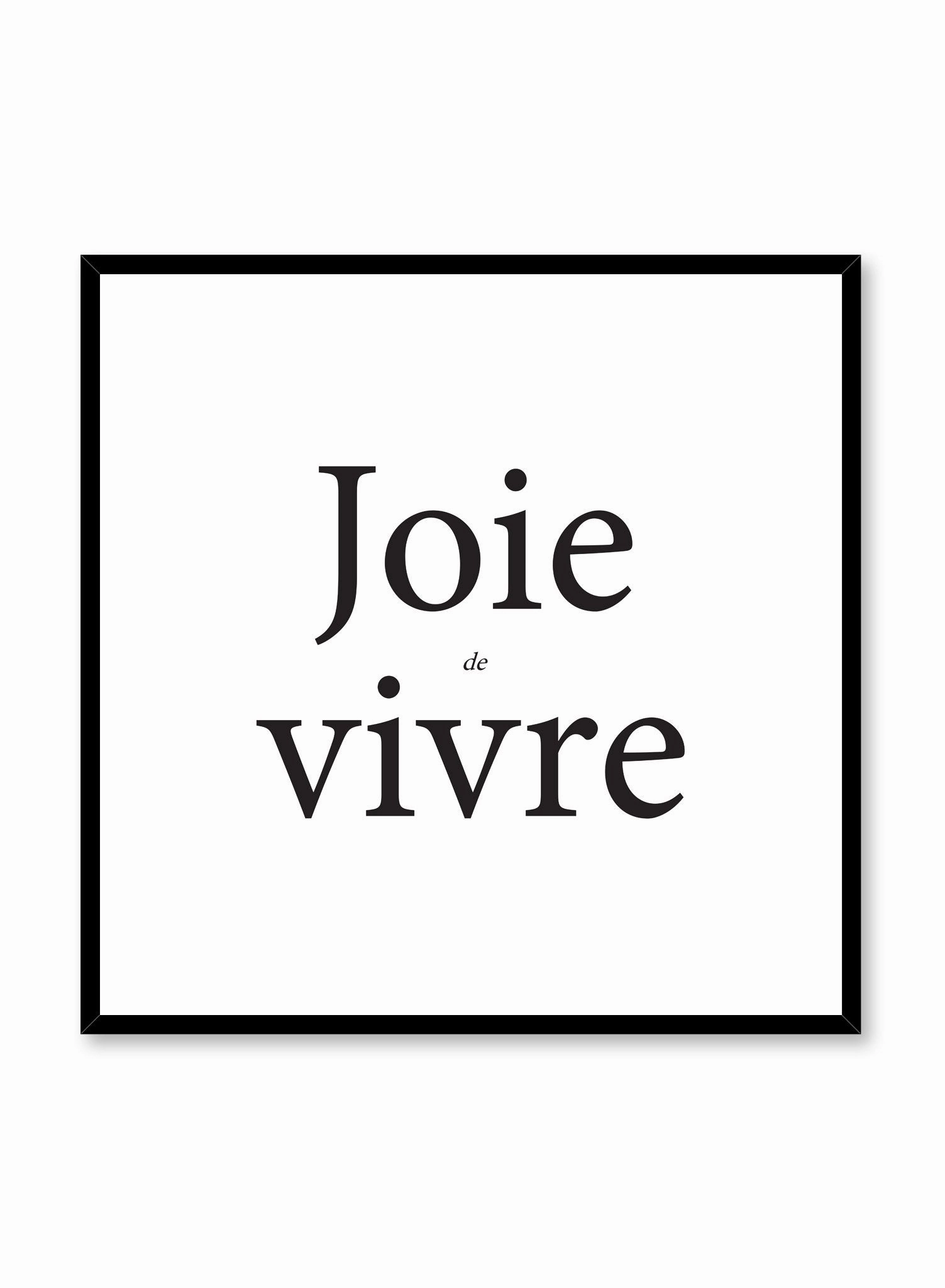 Joie de Vivre, Poster