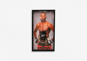 Jon Jones Hand Signed Glove - Framedhandmade souvenirs