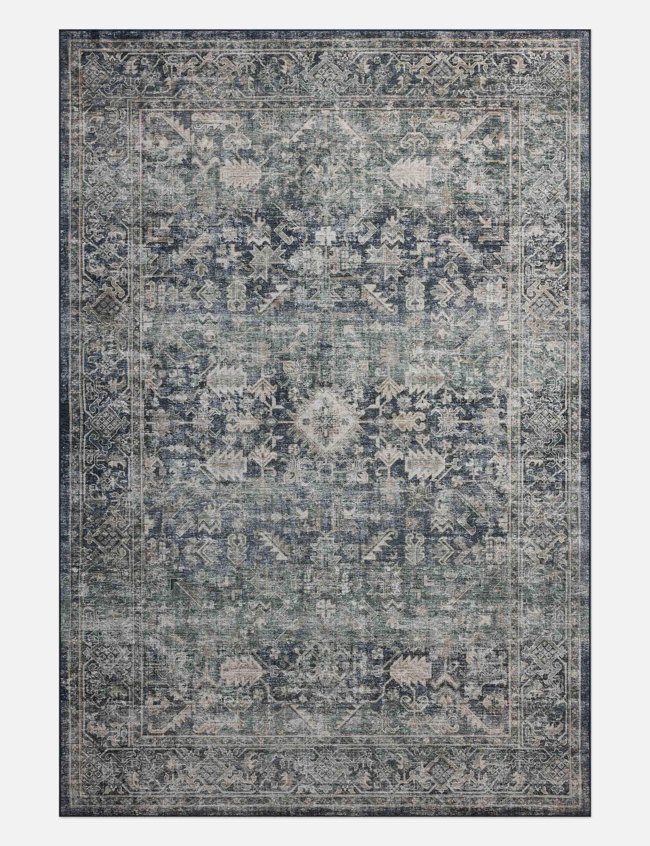 Josie I Rug by Amber Lewis x Loloimodern color block patchwork rug