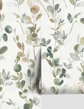 Joyful Eucalyptus Wallpaper by Candice Olsonnordic style wall decor