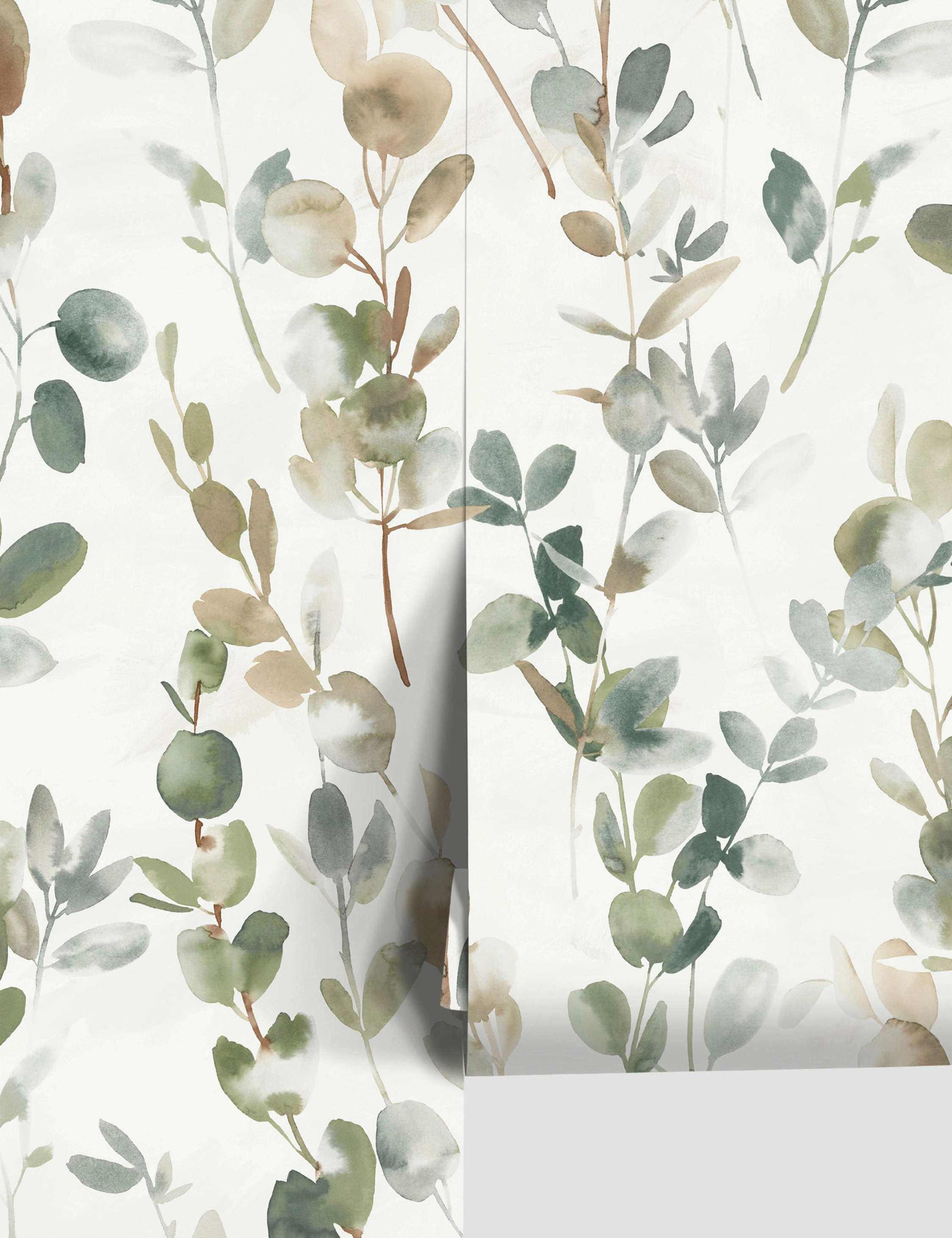 Joyful Eucalyptus Wallpaper by Candice Olsonnordic style wall decor