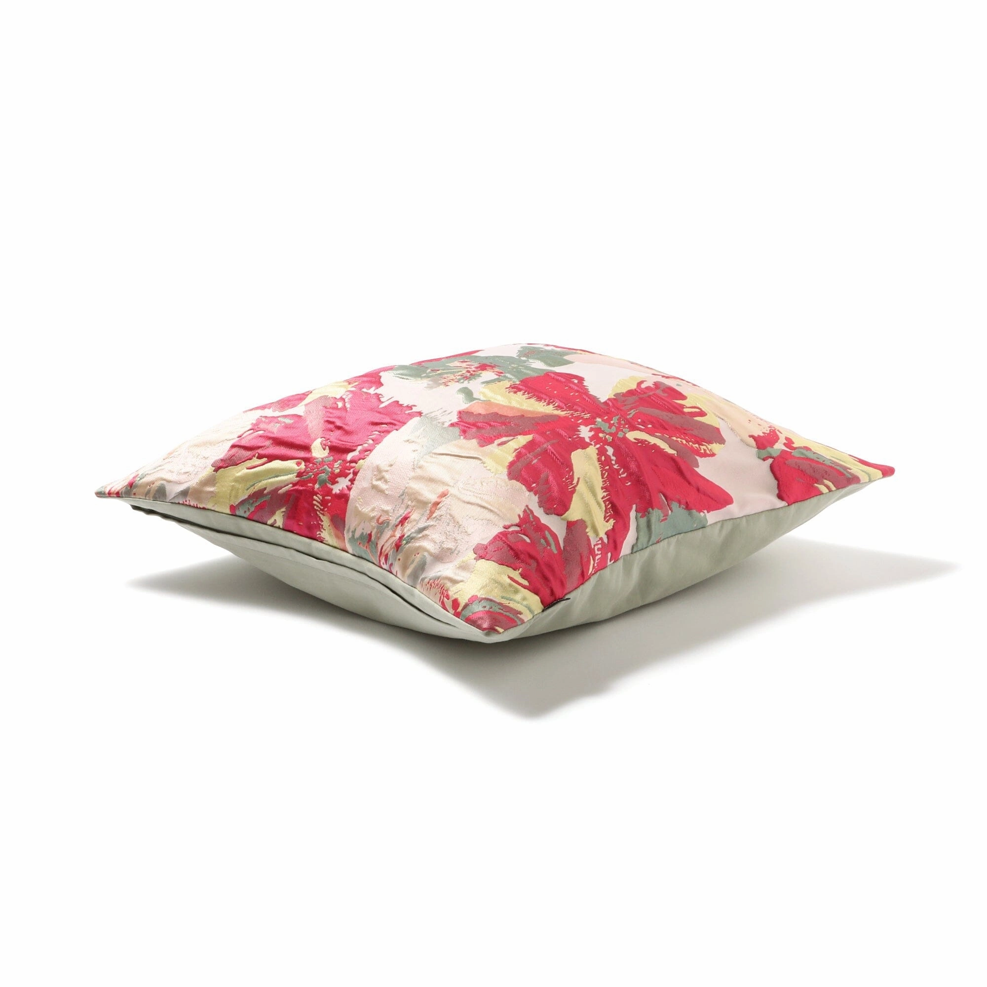 Jq Flower Cushion Cover 450 X 450 Pink