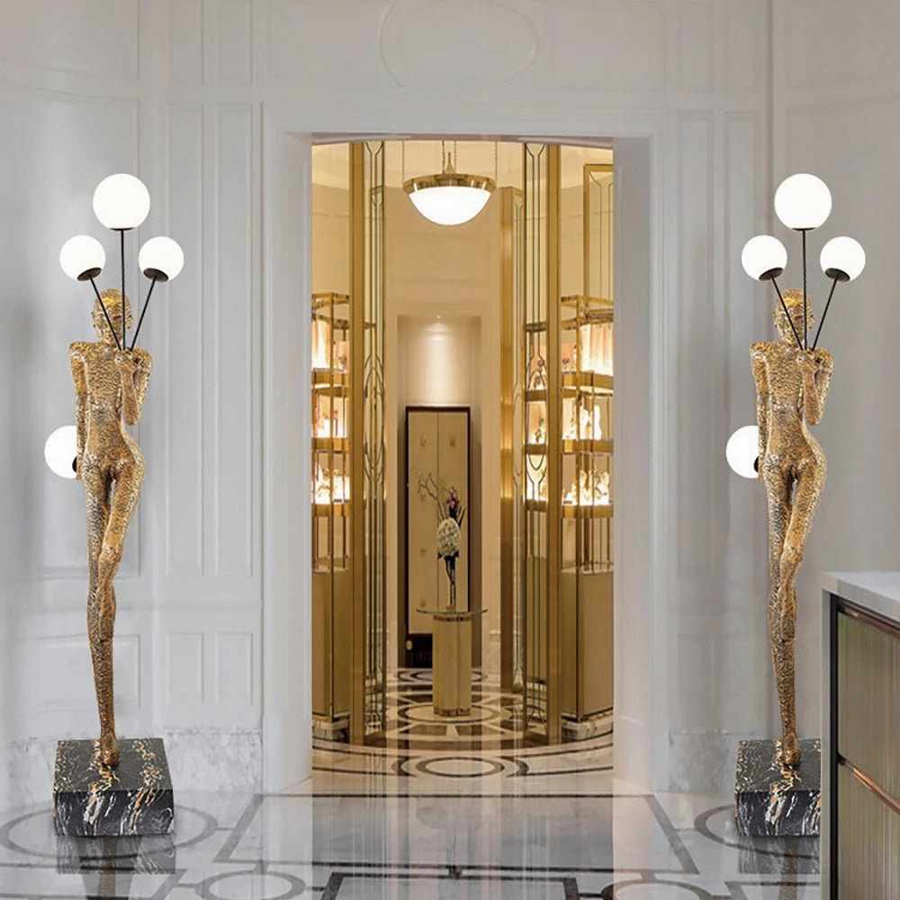 Juggling Sculptor Floor Lamp