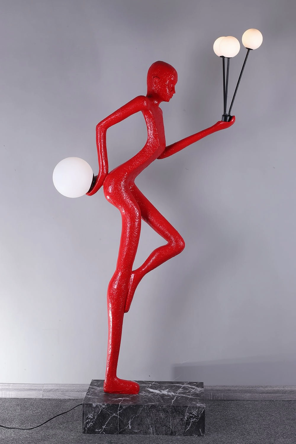 Juggling Sculptor Floor Lamp