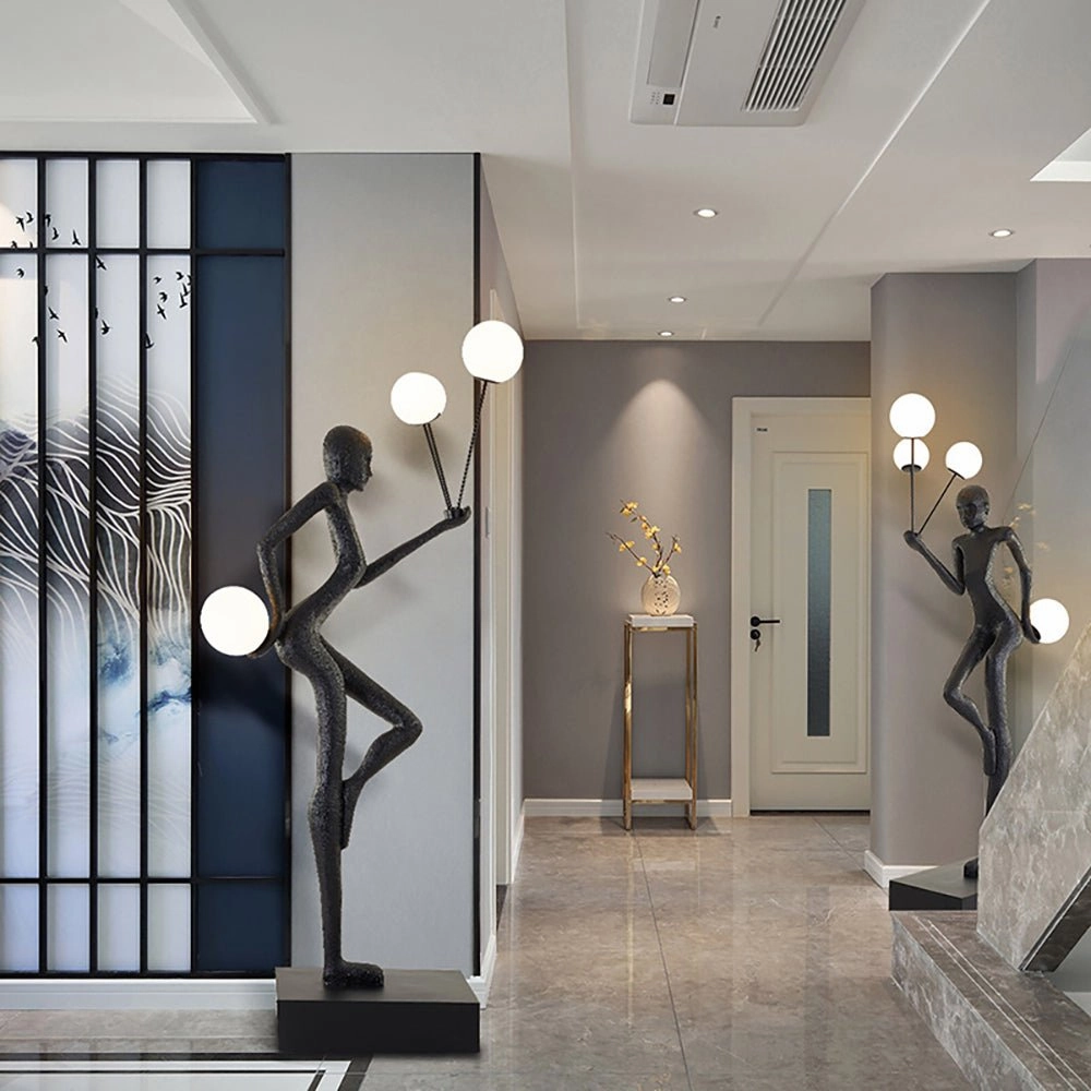 Juggling Sculptor Floor Lamp