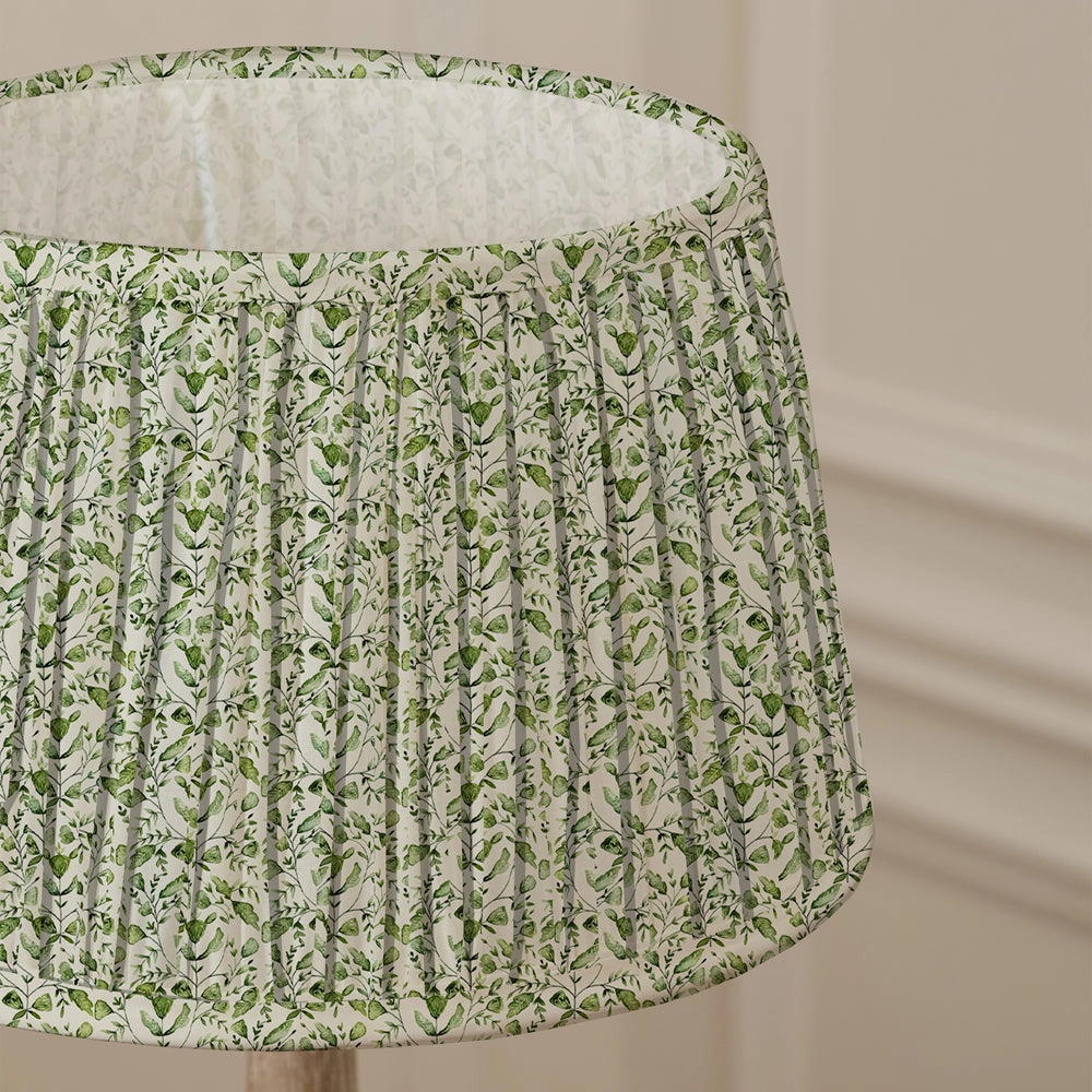 Juna Pleated Tapered Lamp Shade Sage