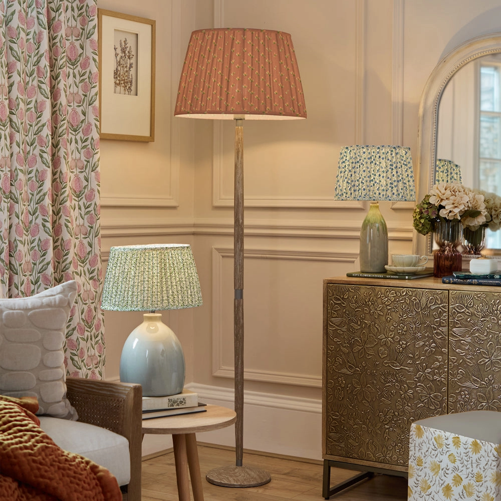 Juna Pleated Tapered Lamp Shade Sage