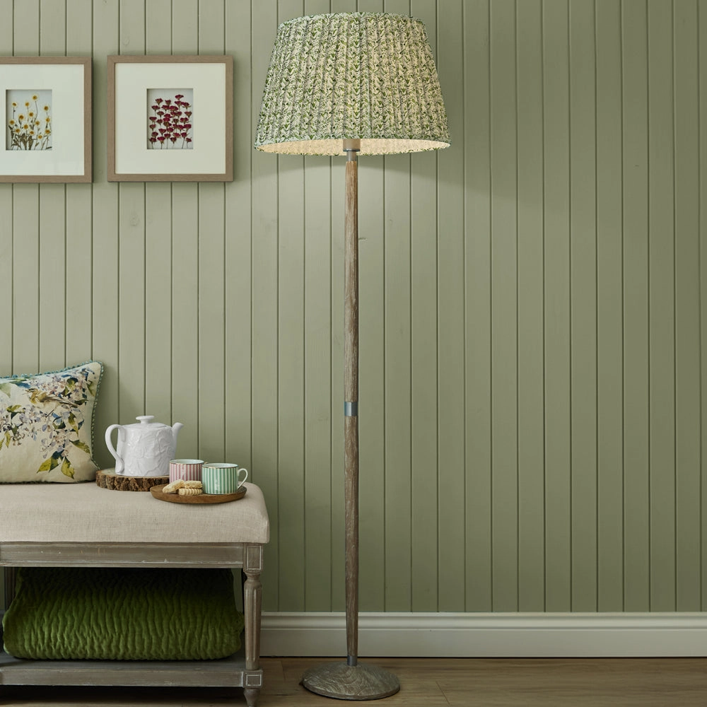 Juna Pleated Tapered Lamp Shade Sage
