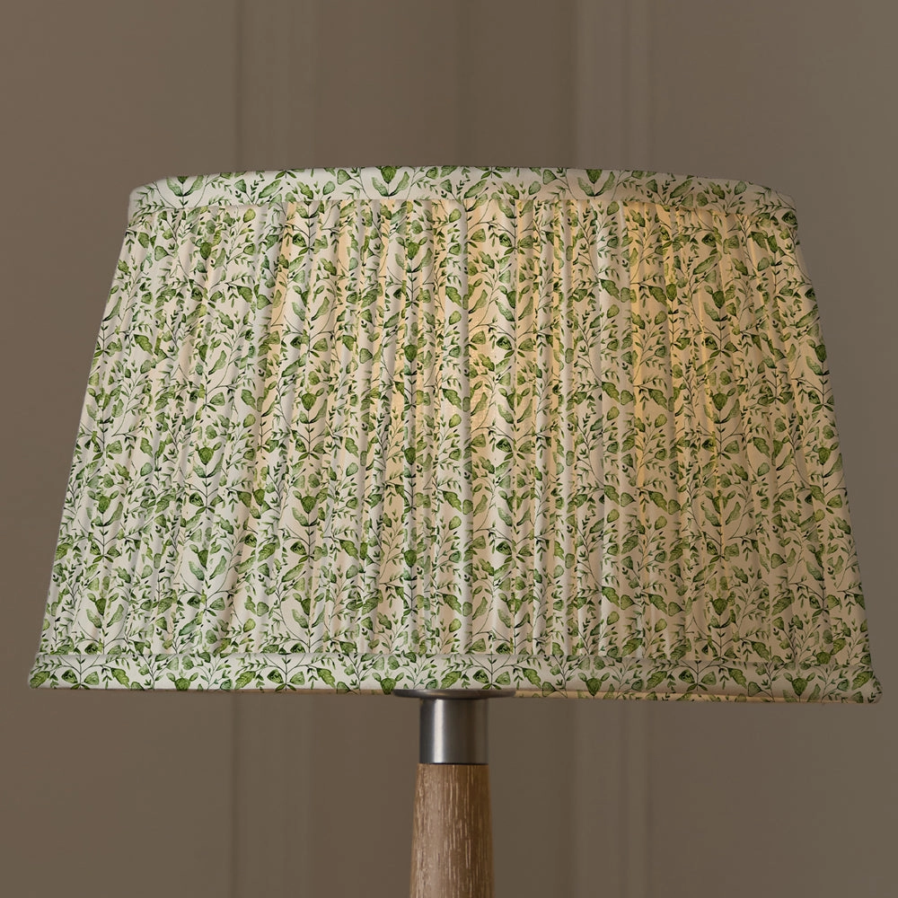 Juna Pleated Tapered Lamp Shade Sage