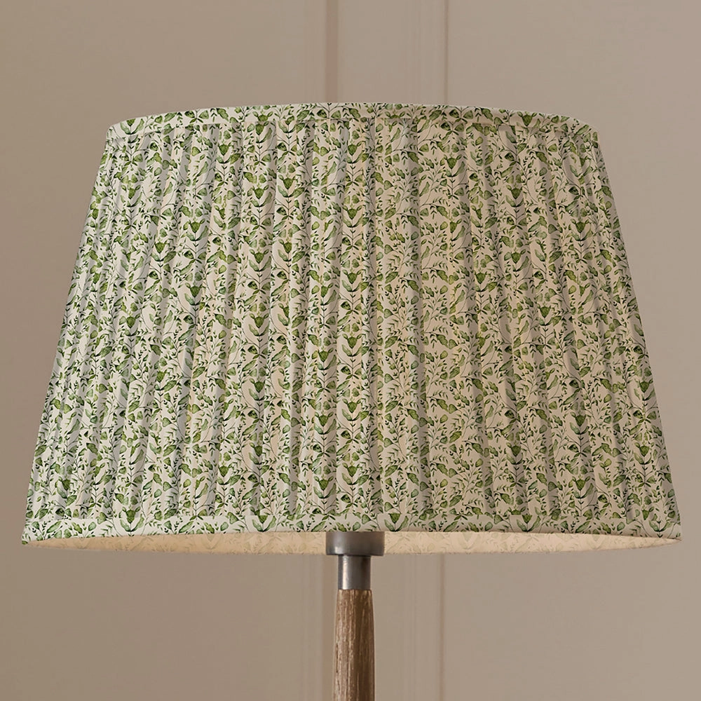 Juna Pleated Tapered Lamp Shade Sage