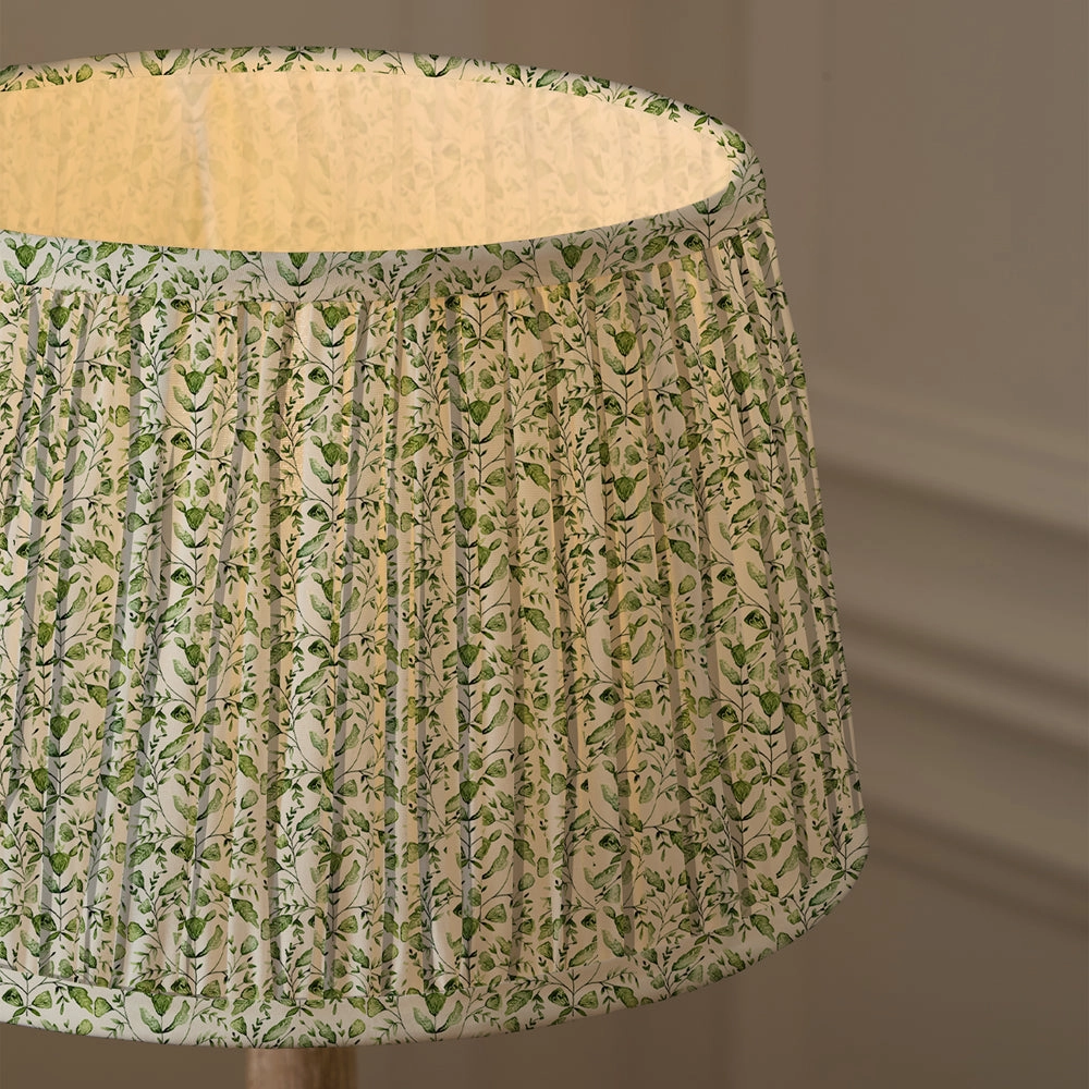 Juna Pleated Tapered Lamp Shade Sage