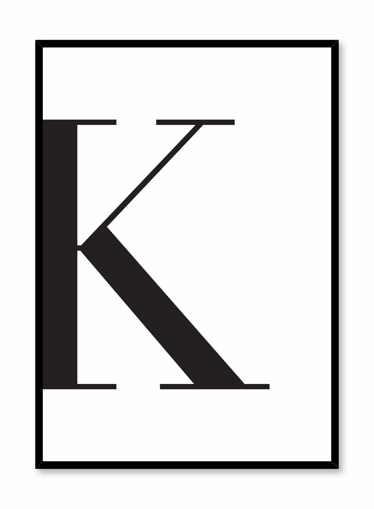 K, Posterpop culture themed posters