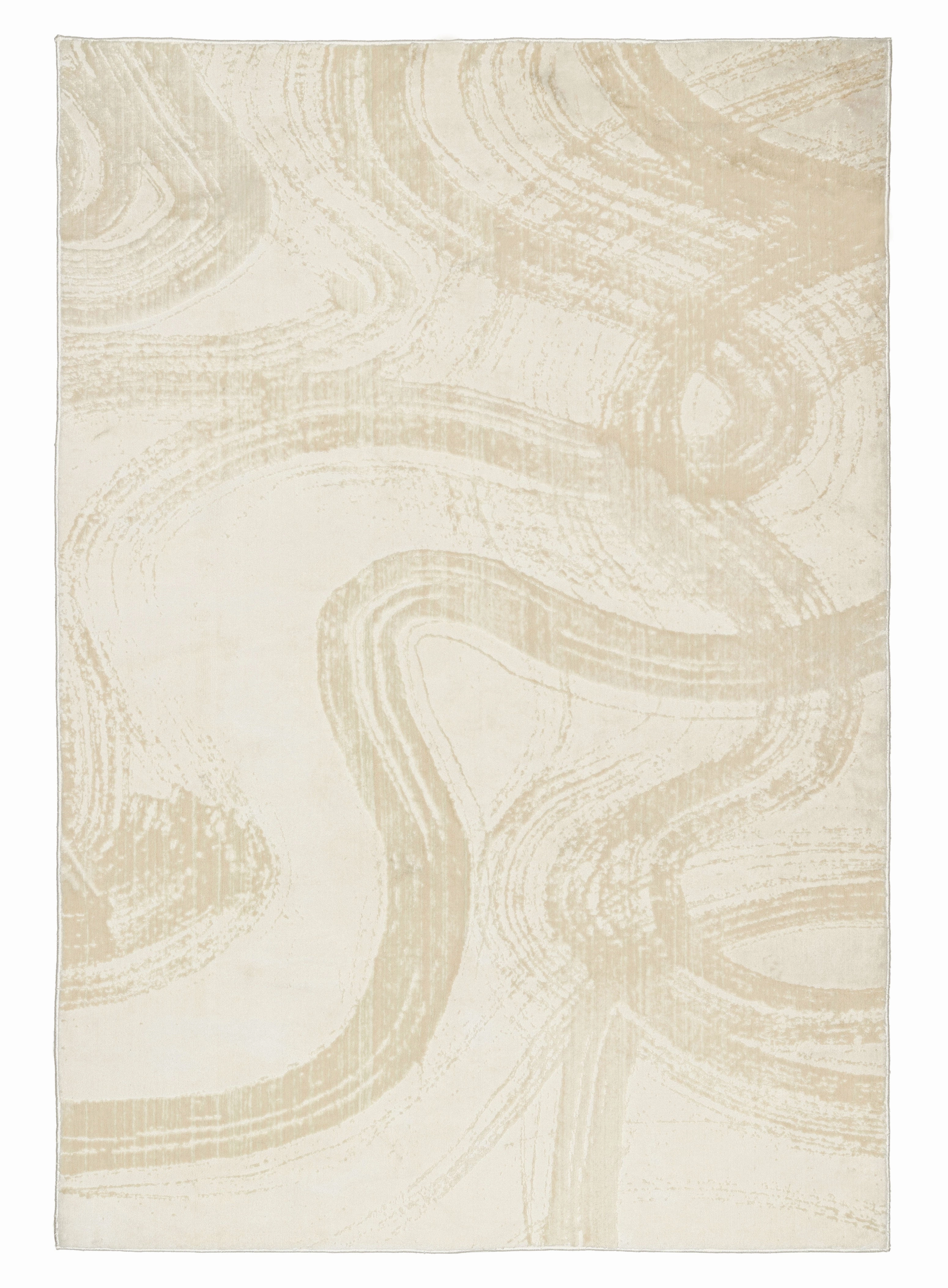 Kabir Neutral Abstract Washable Rugmodern color block patchwork rug