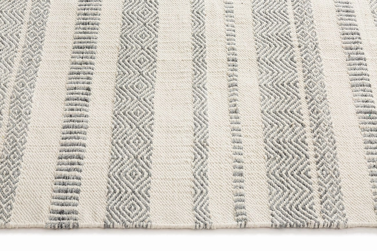 Kali Grey Striped Indoor Outdoor Rug *NO RETURNS UNLESS FAULTY