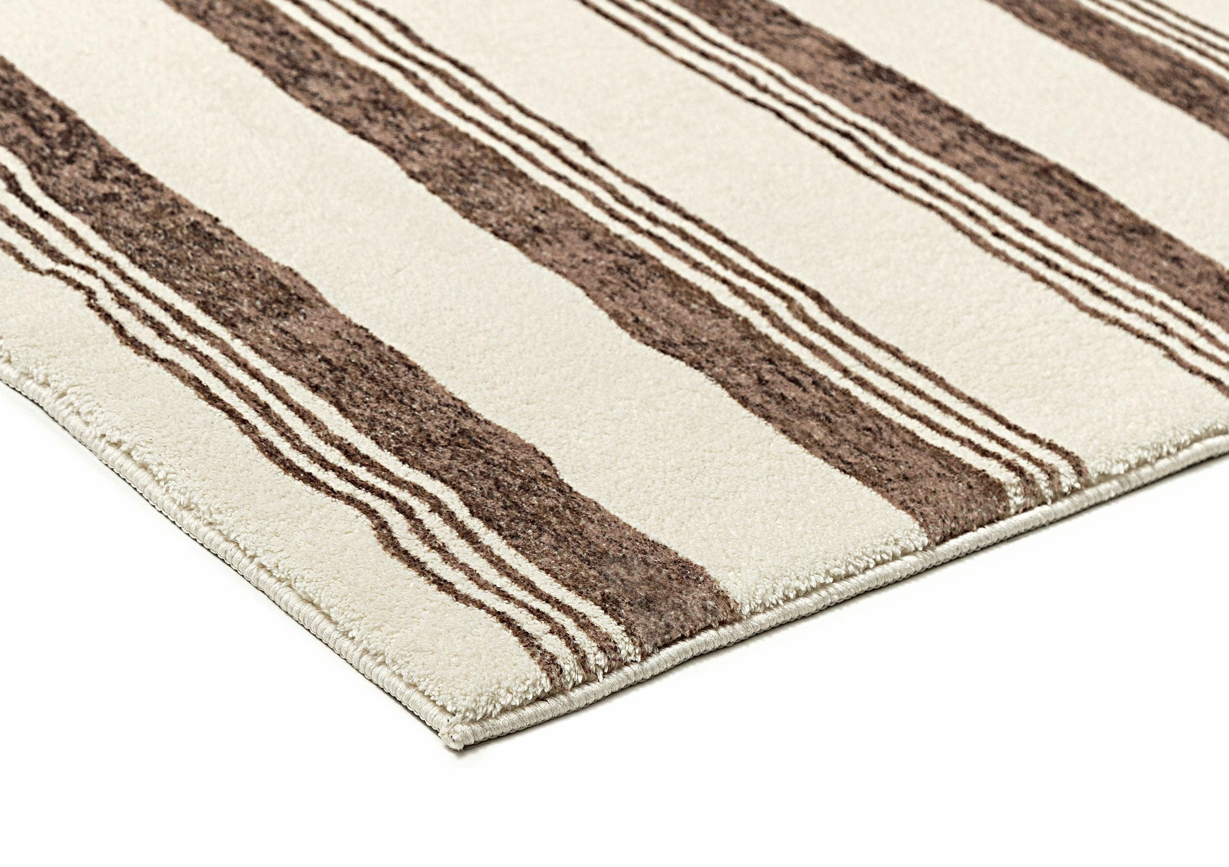Kasia Brown Striped Washable Rug *NO RETURNS UNLESS FAULTY