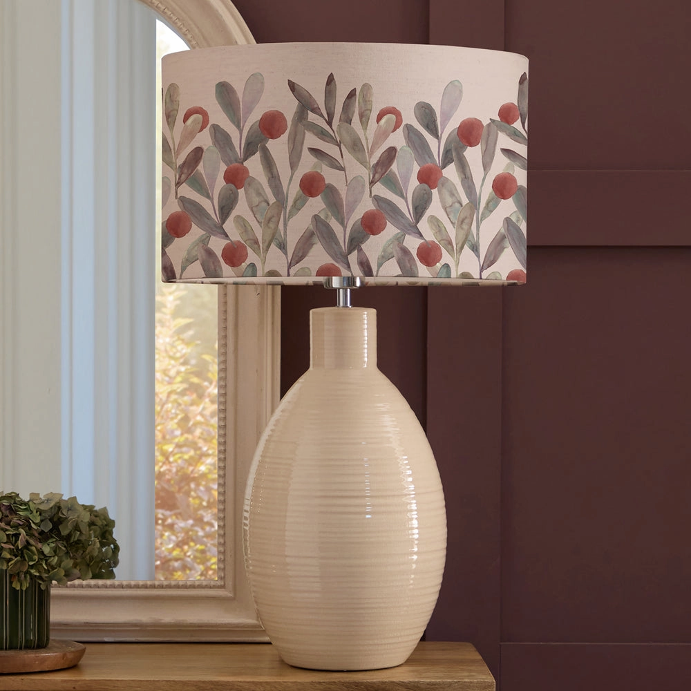 Katsura Eva & Epona Complete Table Lamp Cream/Mulberrymodern home decor ,home decor for bedroom 
