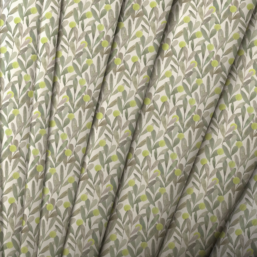 Katsura Printed Cotton Made to Measure Roman Blinds Sage