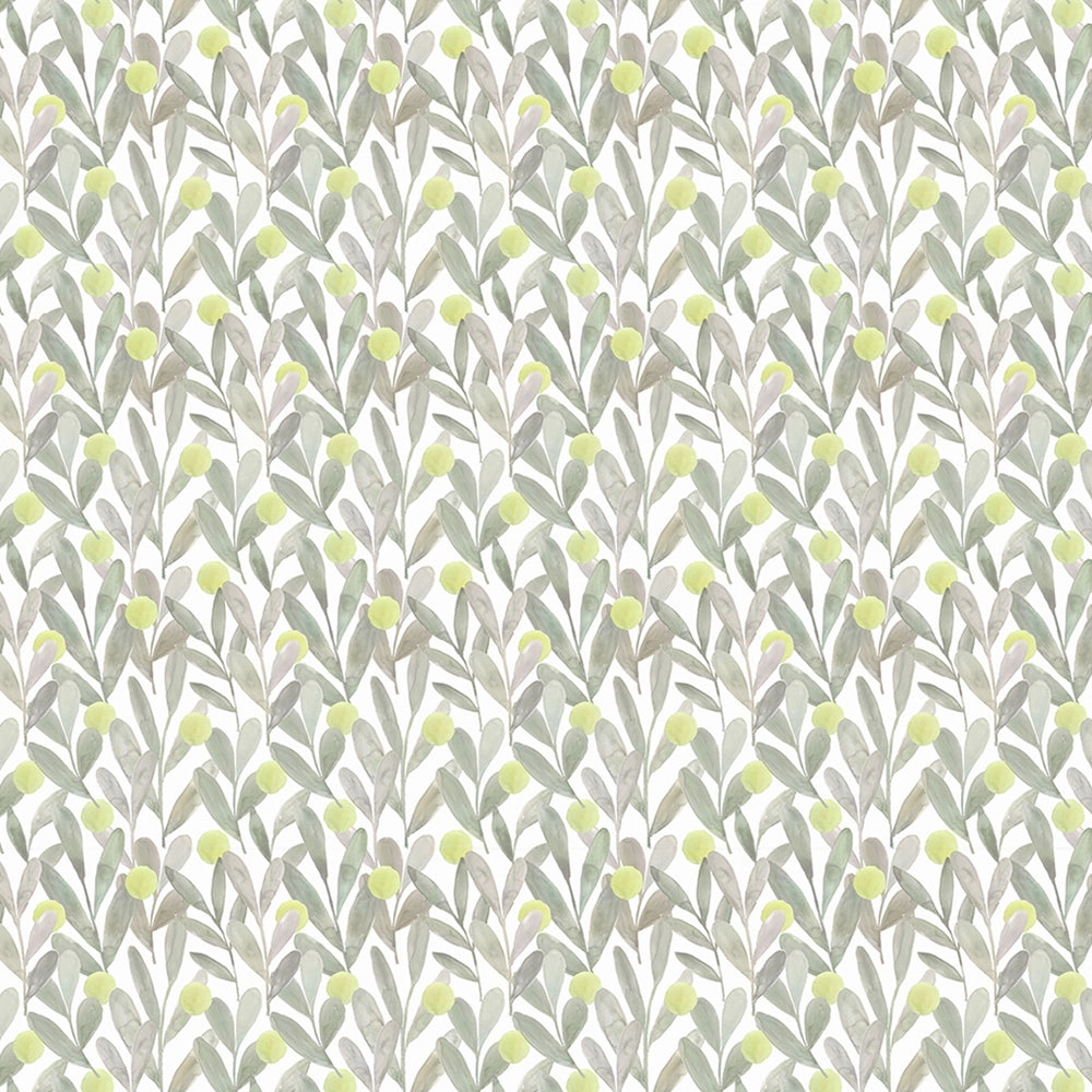 Katsura Printed Cotton Made to Measure Roman Blinds Sage