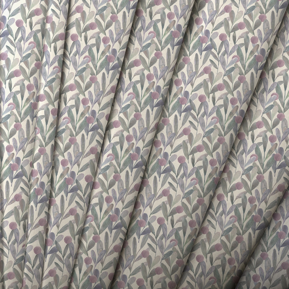Katsura Printed Cotton Made to Measure Roman Blinds Violet