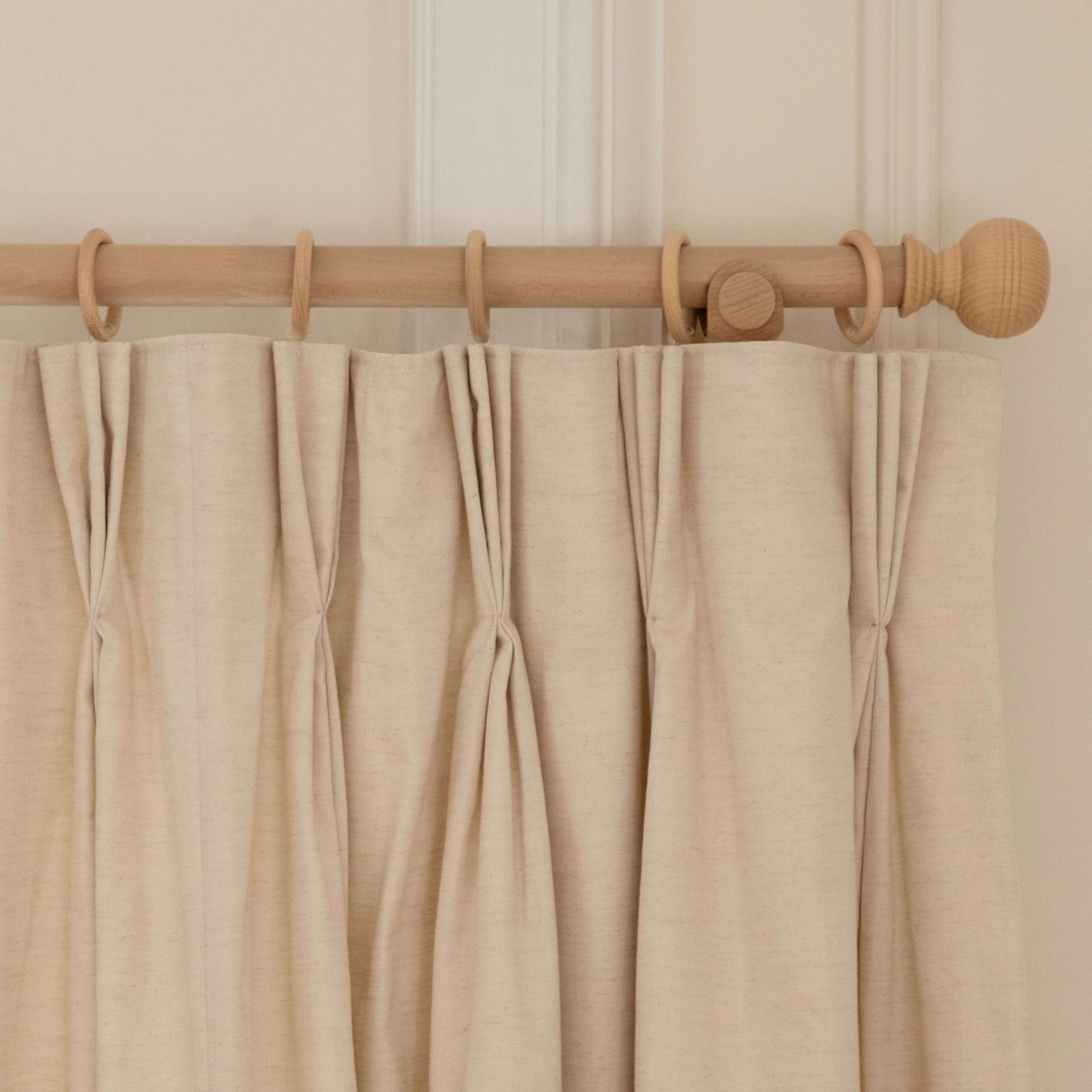 Katsura Printed Made to Measure Curtains Granite