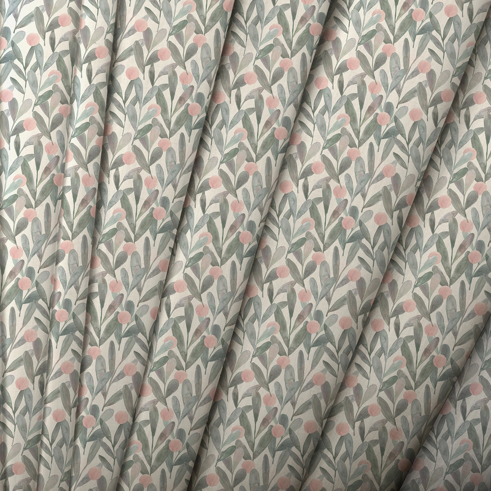 Katsura Printed Made to Measure Curtains Granite