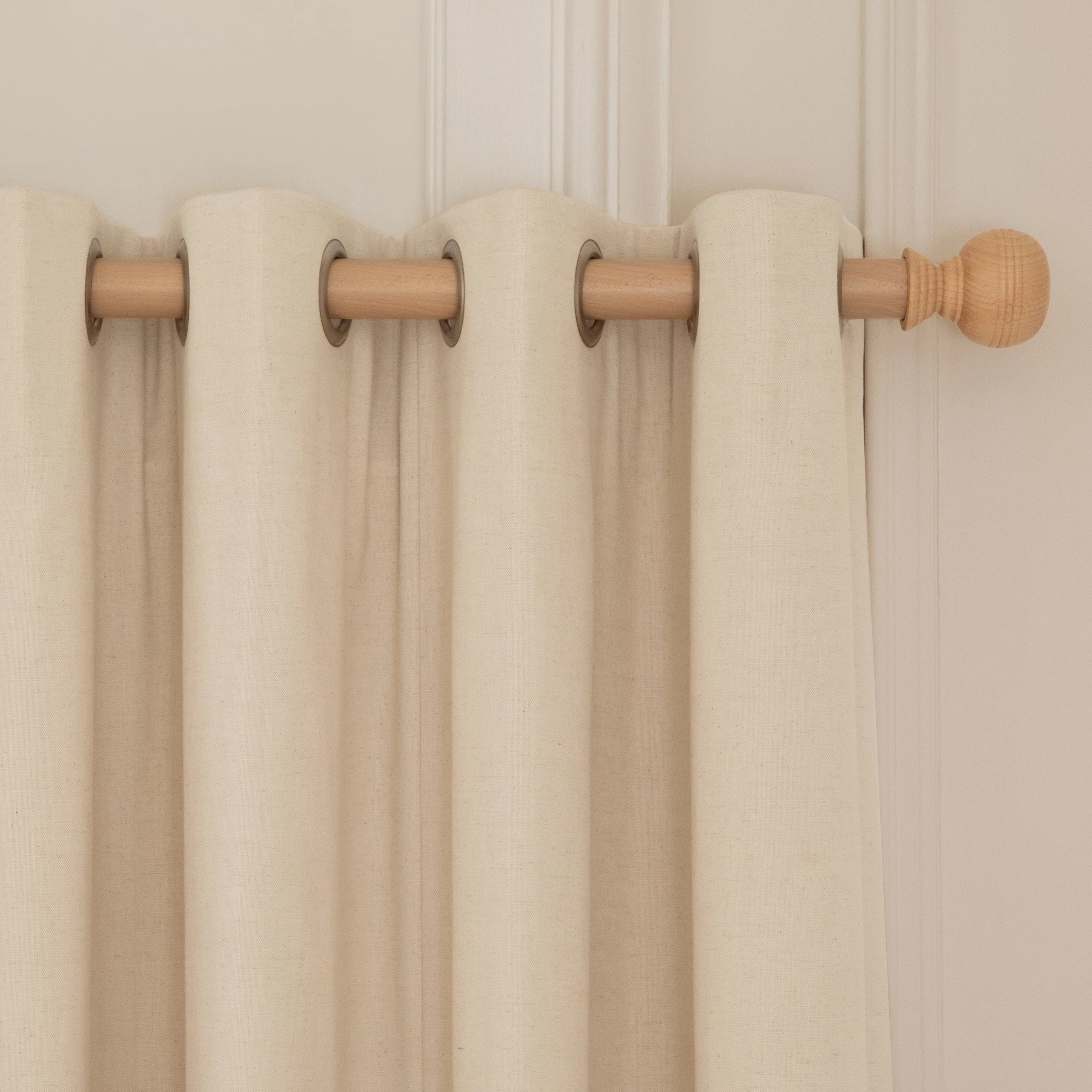 Katsura Printed Made to Measure Curtains Granite