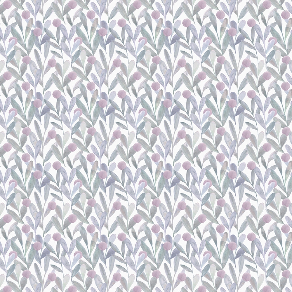Katsura Printed Made to Measure Curtains Violet