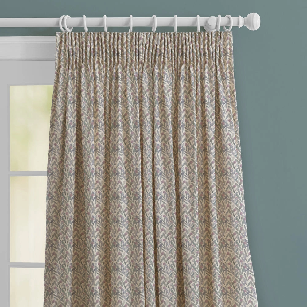 Katsura Printed Made to Measure Curtains Violet