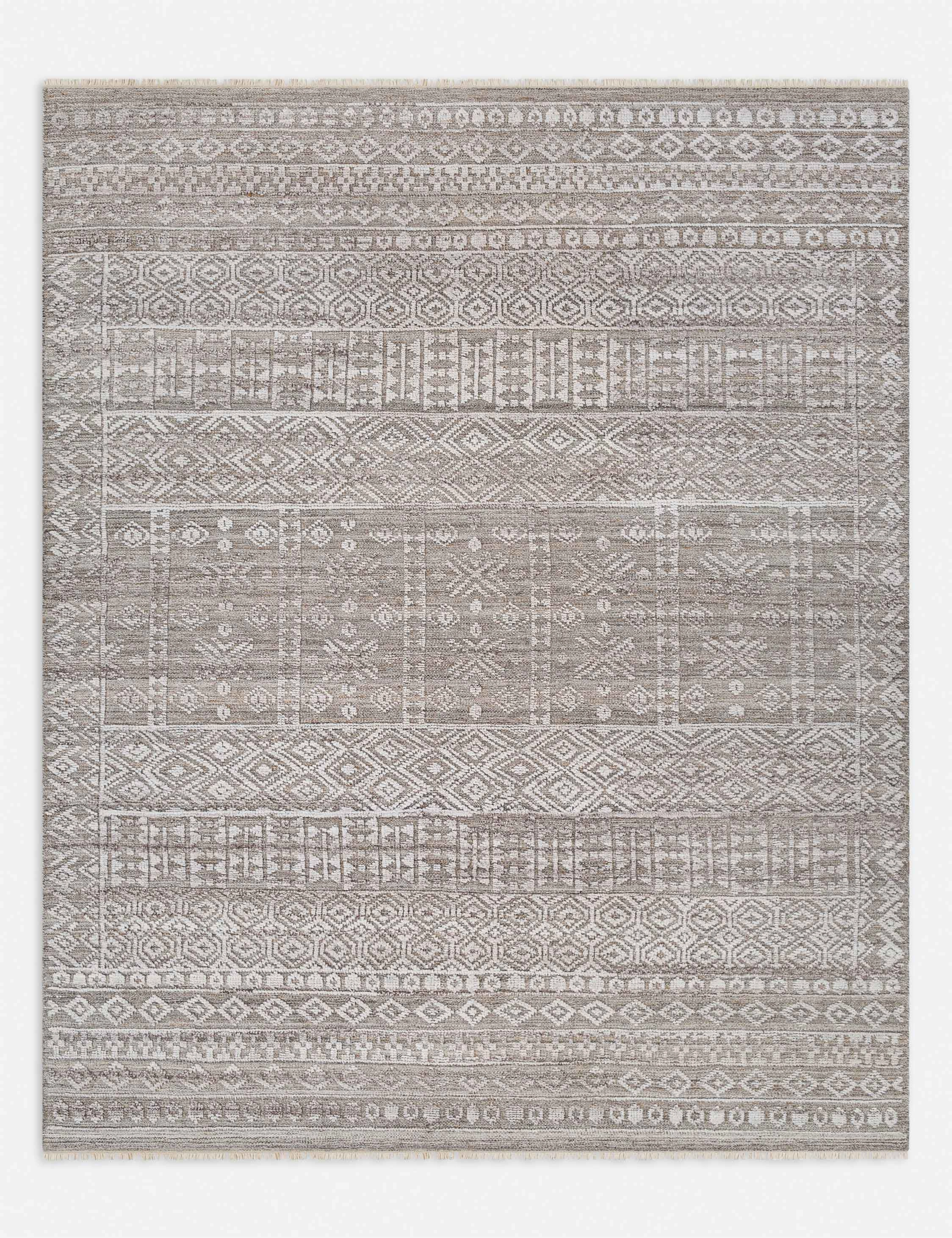 Kelby Hand-Knotted Rugmodern color block patchwork rug