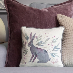 Kensuri Small Printed Feather Cushion Violetbedding sets ,throw blankets 