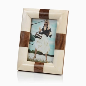 Kenya White Bone Frame - 4"x6"home decor ,wall decor 