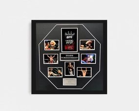 Khabib Nurmagomedov Signed Glove Framed Collagehandmade souvenirs