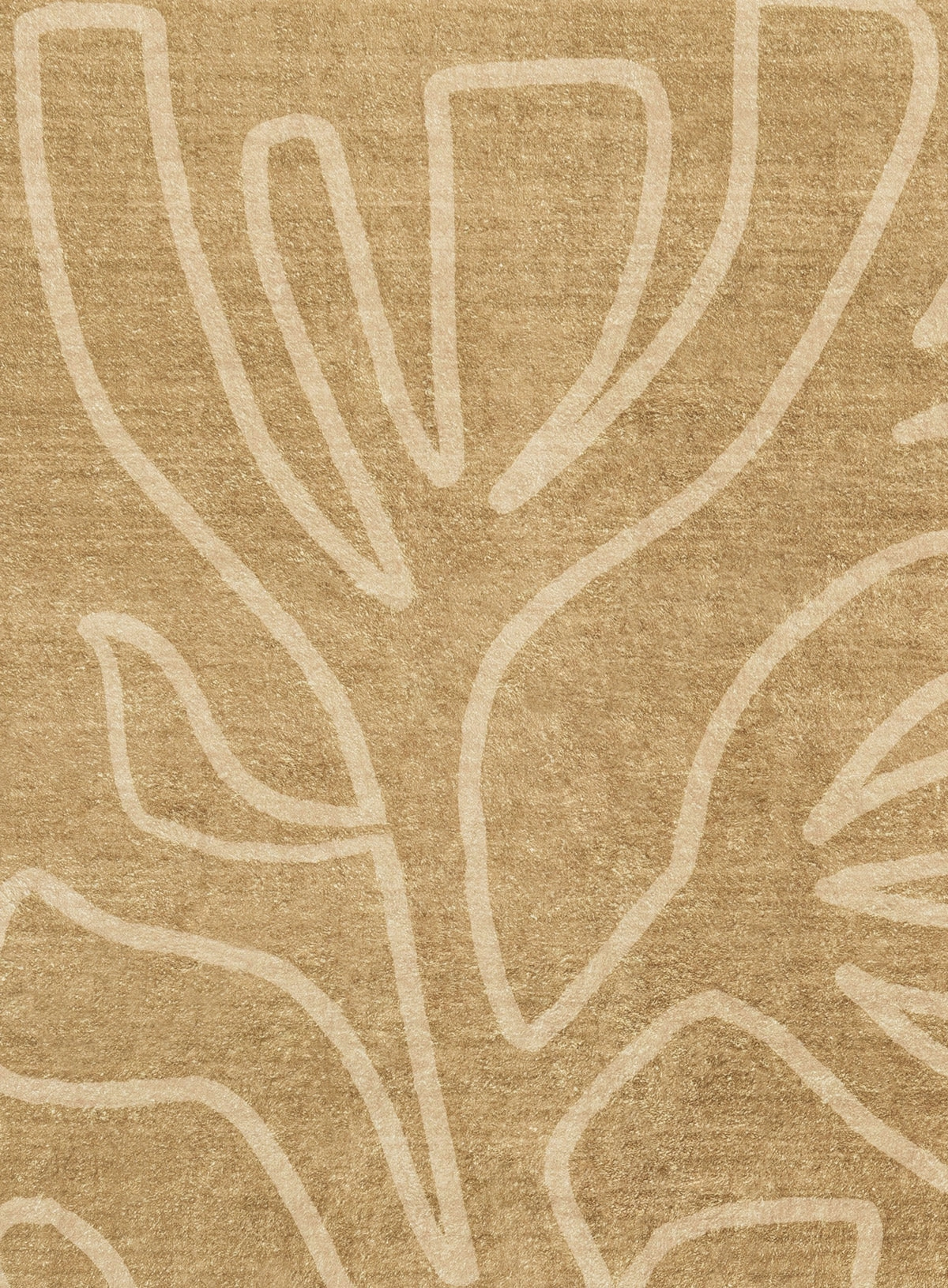 Khayana Brown Hand Drawn Washable Rug